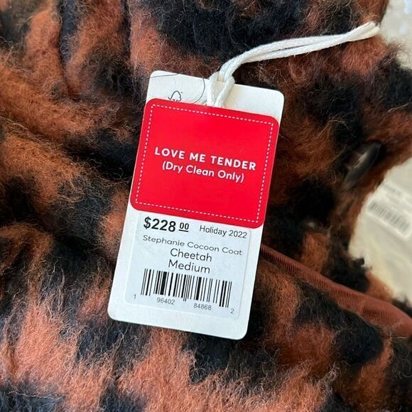 NWT MARINE LAYER Stephanie Cocoon Coat in Cheetah Size M - Picture 5 of 12